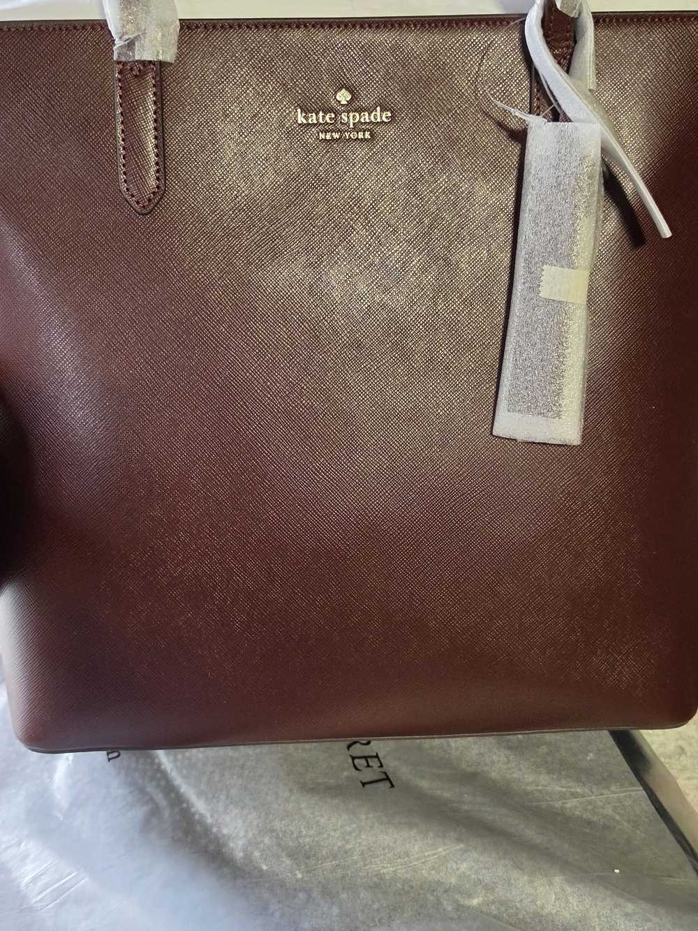 Kate Spade JANA tote Bag Burgundy
